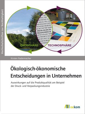 cover image of Ökologisch-ökonomische Entscheidungen in Unternehmen